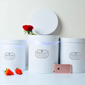 Scatola per Fiori di Lusso Portatile, Nuovo Design Personalizzato di Alta Qualità per Confezioni Regalo, Scatola Rotonda per Imballaggio Fiori - Product Image 5