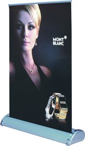 <span class=keywords><strong>Mini</strong></span> <span class=keywords><strong>Banner</strong></span> Enrollable <span class=keywords><strong>de</strong></span> <span class=keywords><strong>Escritorio</strong></span>, Soporte <span class=keywords><strong>de</strong></span> Exhibición Enrollable con Base Ancha y <span class=keywords><strong>Banner</strong></span> con Impresión OEM - Product Image 3