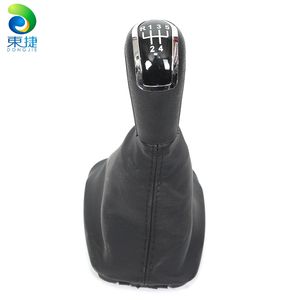 Pour <span class=keywords><strong>Skoda</strong></span> <span class=keywords><strong>Fabia</strong></span> 5 vitesses levier de vitesse <span class=keywords><strong>manuel</strong></span> pommeau de levier de vitesse avec collier de guêtre de botte argent 2001 2002 2003 2004 2005 2006 2007 - Product Image 3