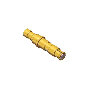 Smp conector de cabo coaxial rf, mini conector de cabo de bronze fêmea reto