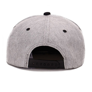 100% algodón 5 panel negro brim snapback sombrero casquillo de los deportes de diseño personalizado de barcelona - Product Image 2