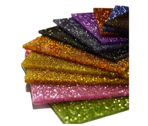 GRANDVIEW HOT SALE 4ft*8ft 2mm 3mm Cast Glitter Acrylic Plexiglass PMMA Plastic Sheet/Board/Plate