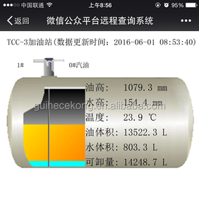 كاشف تسرب الماء نظام الديزل الوقود جهاز قياس مستوى الخزان لمحطة البنزين رصد نظام خزان الشاشات - Product Image 4