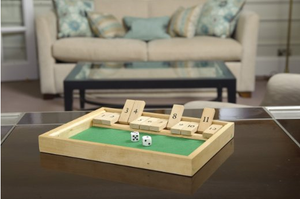 <span class=keywords><strong>Gioco</strong></span> da Tavolo Tradizionale Retrò Classico 'Shut the Box' <span class=keywords><strong>con</strong></span> 12 <span class=keywords><strong>Numeri</strong></span> e Dadi - Product Image 5