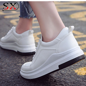 2018 Nuovo Arrivo Delle Ragazze di Colore Bianco Scuola Tela Casual Scarpa Da Tennis Delle Donne Confortevole Gomma Lace Up Scarpe - Product Image 4