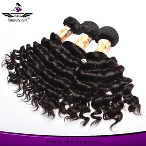 Nuevo estilo barato Mongol extensión del pelo humano de la onda profunda virgen divina remi extensiones de cabello - Product Image 1