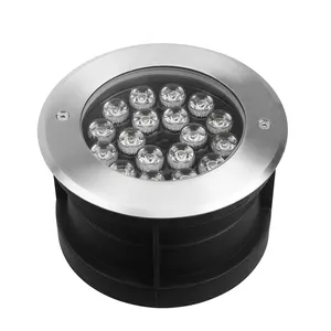 IP68 waterproof round LED uplight recessed garden LED underground light outdoor inground well lighting