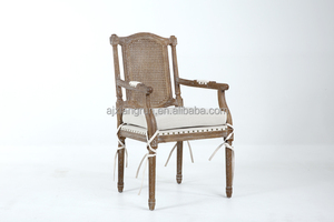 <span class=keywords><strong>Chaise</strong></span> de salle à manger en rotin français Vintage, <span class=keywords><strong>chaise</strong></span> en bois massif pour Restaurant hôtel Studio pays américain - Product Image 2
