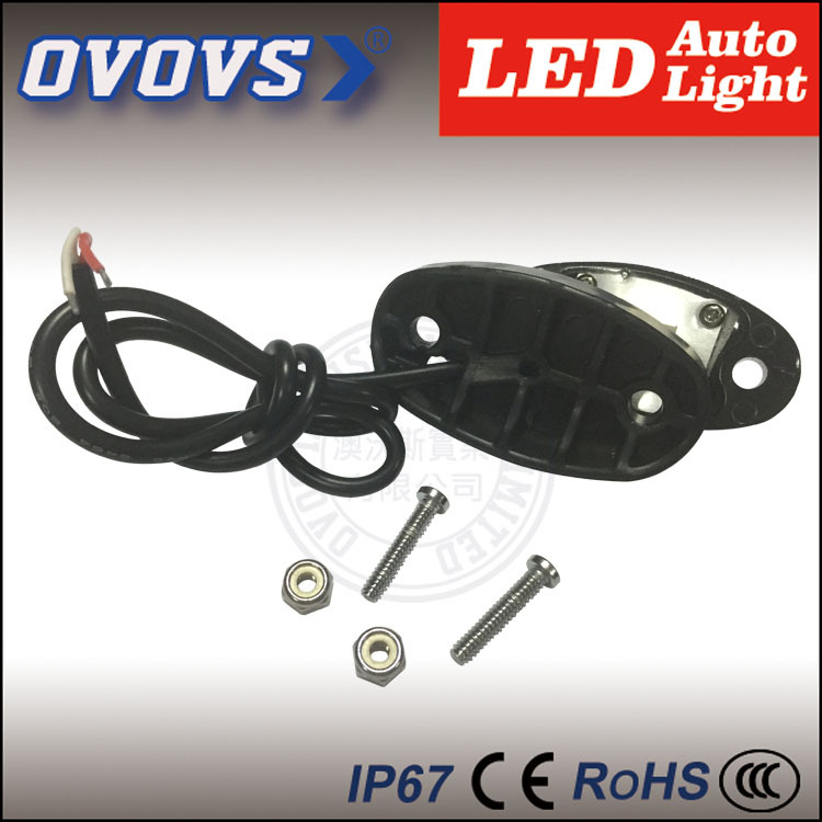 Roca OVOVS Impermeable Mini 2 ''9 W LED Luz auto Led Bajo Luces Del Coche para el Carro Auto J-EEP Off carretera 4x4