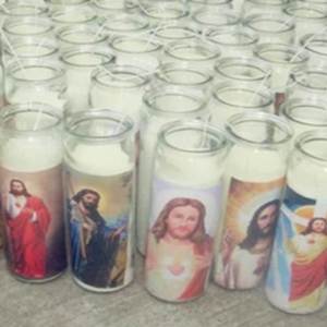 ขายส่งราคาถูกขี้ผึ้งพาราฟินสีขาวเทียนแก้ว - Product Image 1