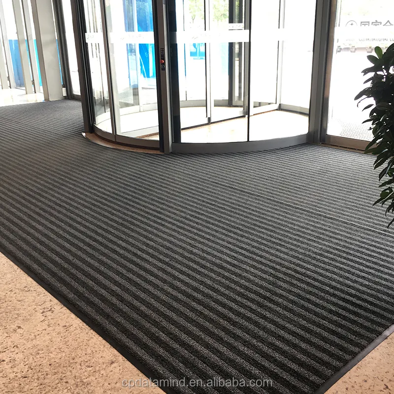 rubber back antidust entrance mat for hotel entry or exit floor mats