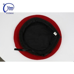 หมวกเบเรต์ทหารสีแดงทำจากขนสัตว์ ผลิตโดยผู้ผลิตจีน ปลอดภัย - Product Image 6