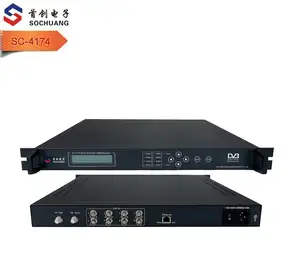 Dvb c rf điều biến cho dvb c headend hệ thống (8 * ASI TRONG, 4 * DVB-C RF ra)