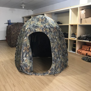 Zeshoekige Jachttent Draagbaar Jachtblind Pop-Up Grondblind 3-4 Personen Camo Weerbestendig - Product Image 4