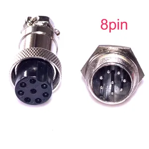 GX16 M16 connettori rapidi per air 8 pin connettore In Metallo spina + presa accoppiatore