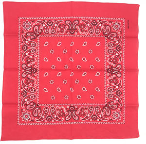 ספק סיטונאי אופנה 100% כותנה רב תפקודי עיצוב הדפסת פייזלי ראש כלב כיכר חיצוני מותאם אישית נשים בנדנה - Product Image 6