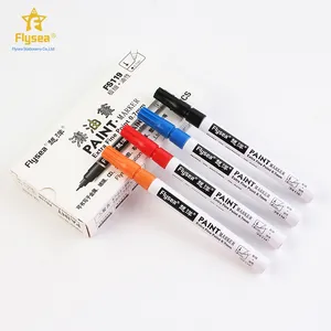 New products 12 different colored customized logo alcohol permanent pen removable paint markers yoken marker