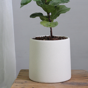 <span class=keywords><strong>Vasi</strong></span> per Fiori in <span class=keywords><strong>Cemento</strong></span> a Forma Conica con Colore Dipinto <span class=keywords><strong>Bianco</strong></span> e Nero per Decorazione Casa e Giardino - Product Image 4