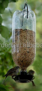 फांसी सोडा बोतल शीर्ष जंगली पक्षी फीडर ग्रीन फीडर किट नई - Product Image 5