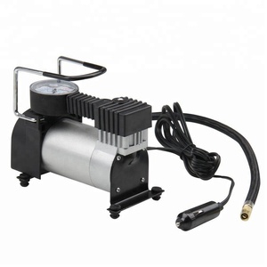 HEAVY DUTY MINI AIR COMPRESSOR 12V PORTABLE - 150 PSI (10 BAR) WITH ADAPTORS