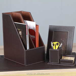 Cadeau de <span class=keywords><strong>bureau</strong></span> ensemble de <span class=keywords><strong>bureau</strong></span> papeterie de <span class=keywords><strong>bureau</strong></span> 2018, cuir de haute qualité Oem Standard carré 7 pièces accessoires de <span class=keywords><strong>bureau</strong></span> en cuir Pu - Product Image 5