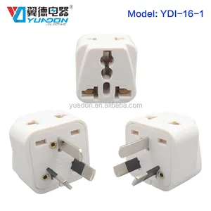 10A 250V Type D stecker adapter Australia reise adapter AUS 3 pin multi steckdose