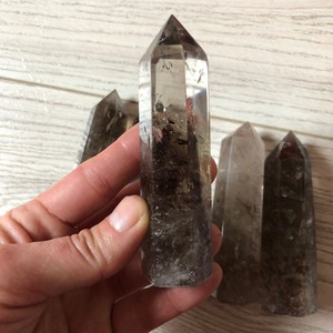 Bán Buôn Đá Nguyên Bản Tự Nhiên Lucky Brown Quartz Stone Wand Point Cột - Product Image 1