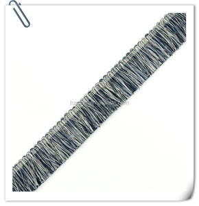 Прямая поставка с фабрики, Лидер продаж, 5 см полиэстер, кисть, петля, отделка бахромы, используется для бахромы подушки - Product Image 4