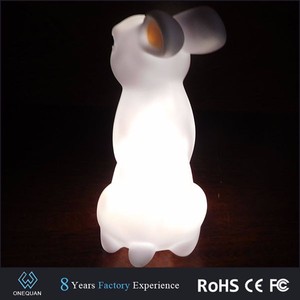 Cadeaux de décoration lapin lumière de nuit de Noël Evade cadeaux colle lumière de nuit de vinyle - Product Image 4