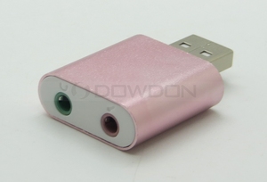USB to 3.5mm Jack <strong>Audio</strong> Adapter <strong>External</strong> USB Stereo Sound <strong>Card</strong> with 3.5mm Headset and Microphone Jack for Windows,Mac,Linux - Product Image 6