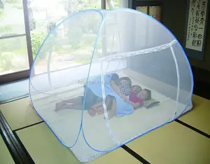 थोक बुनना जिपर Foldable पॉप अप बच्चे बिस्तर चंदवा मच्छरदानी तम्बू