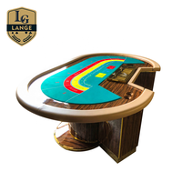 Texas Poker Chips Maßgefertigter Casino-Roulette-Tisch mit LED-Beleuchtung