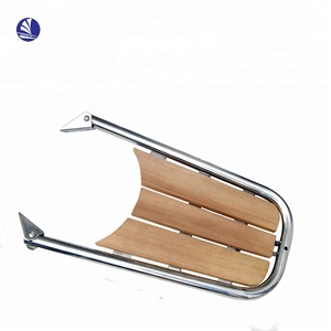 Plataforma <span class=keywords><strong>de</strong></span> Baño para <span class=keywords><strong>Barco</strong></span>, <span class=keywords><strong>de</strong></span> <span class=keywords><strong>Madera</strong></span> <span class=keywords><strong>de</strong></span> Teca Pulida, con <span class=keywords><strong>Escalera</strong></span>, Montaje Superior - Product Image 1