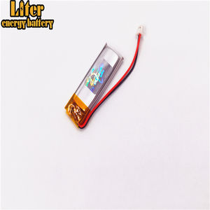 Conector de 1.25-<span class=keywords><strong>2</strong></span> P 501235 180 mah 3.7 v Recarregável lipo bateria solar bateria de lítio polímero de iões de lítio com PCM - Product Image 3