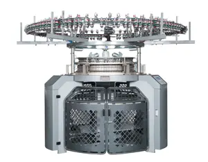 Máquina de tejer de telar de Jacquard electrónico automático de toalla de Jersey individual
