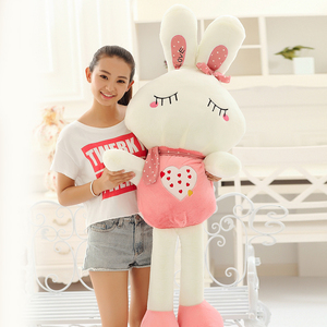 2018 de la fábrica Promoción de peluche blanco personalizado conejo juguetes de peluche - Product Image 2