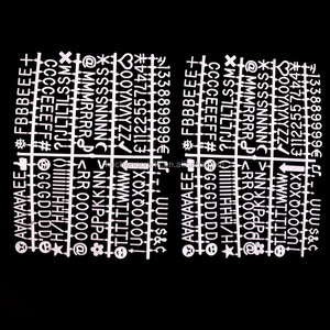 Prime Noir Lettre <span class=keywords><strong>Conseil</strong></span> avec Structure En Chêne Massif-Y Compris 346 lettres Interchangeables, numbers symbols & Emojis - Product Image 5