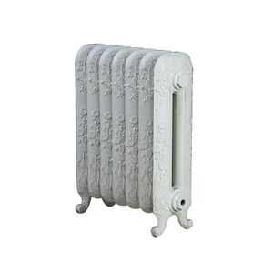 <span class=keywords><strong>Radiateur</strong></span> en fonte de style rétro de 60cm de haut, conception de marguerite à 7 sections, pièces de CVC électriques à économie d'énergie rectangulaires, conception graphique domestique - Product Image 3