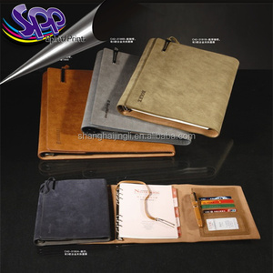 2016 caliente de cuero oficina cuaderno de tapa dura <span class=keywords><strong>agenda</strong></span> de cuero personalizada para imprimir, - Product Image 5