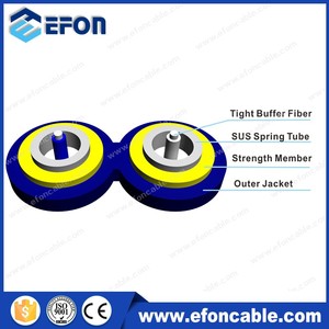 Nhà Máy Giá trong nhà sợi cáp 1 lõi đa chế độ OM4 gjjkav bọc thép thả sợi cáp quang 1km 500m - Product Image 6