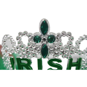 El festival irlandés serie trébol verde corona tiaras del pelo banda - Product Image 4