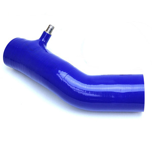 Kit de manguera de entrada de aire MAF de poste de silicona reforzada azul para Tacoma 3.5L V6 16-17 Turbo Intercooler tubo 16-17 entrada de goma