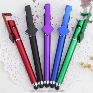2018 Promotional touch stylus pen for smart board pen phone Mobile phone support gel ink pen