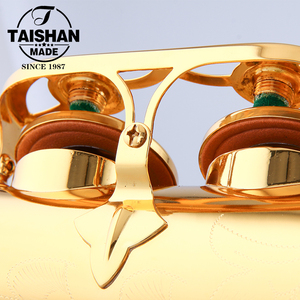 Saxofón alto chino de marca Taishan de laca dorada de alta calidad - Product Image 5