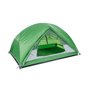 Tente de camping <span class=keywords><strong>2</strong></span> personnes 4 saisons verte extérieure BACKPACKING Travel Tourist Double Layer Waterproof Windproof Lightweight - Product Image 1