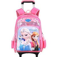 2020 Online Winkelen Cartoon Wheeled Tas Rollende Rugzak Trolley Schooltassen Voor Meisjes
