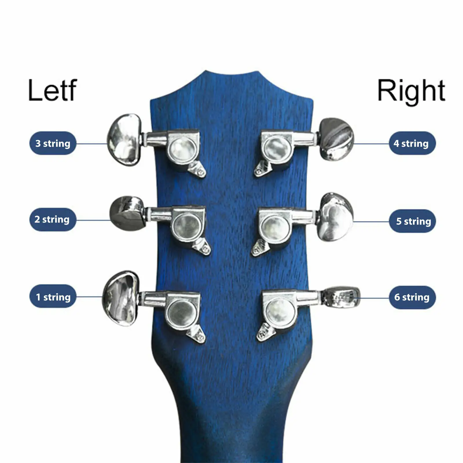 GT04 Olp Electric Guitar Acoustic Pickguard 12 String Necks Locking Nut