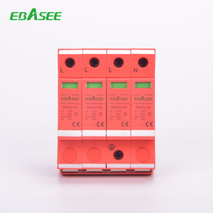 AC DC 4 Cực Class B C SPD Surge Protector Thiết Bị Bảo Vệ Tăng - Product Image 3