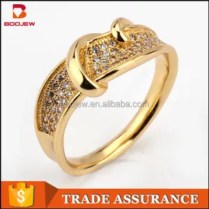 Saudi Arabië Gouden Trouwring Prijs Zirkoon Stone 14 K Gold Vintage Fashion Sieraden Voor Vrouwen