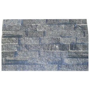 Tự nhiên màu đen quartzit đá Bảng điều chỉnh biệt thự bên trong bên ngoài tường clading Composite Tấm Nhà Máy Giá tùy chỉnh <span class=keywords><strong>ledgestone</strong></span> Veneer - Product Image 1